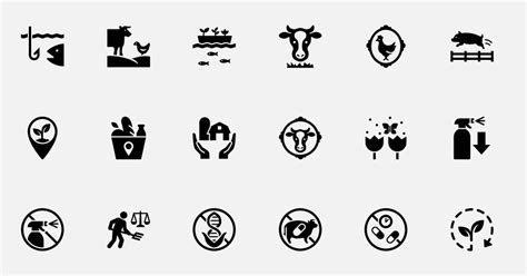 The Noun Projects Icons For Sustainable Food And Farming Sustainable