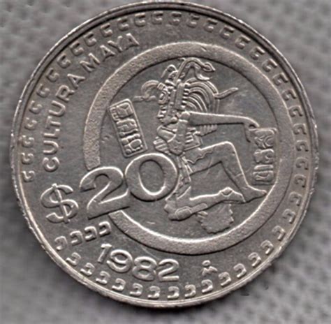 Lista 98 Foto Valor De Moneda De 20 Pesos De 1982 Cultura Maya Alta