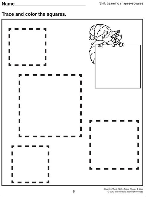 Free printable preschool worksheets letter tracing worksheets number tracing. square tracing worksheet - Αναζήτηση Google | Preschool ...