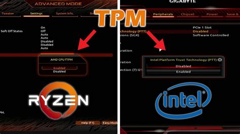How To Enable Tpm On Gigabyte Motherboards Amd And Intel Install Windows Requirements