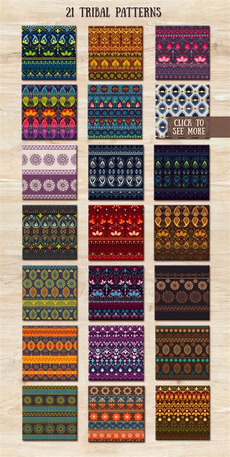 3-tribal-patterns,-brushes-and-cards-in-2021-tribal-pattern-art,-tribal-patterns,-tribal-print