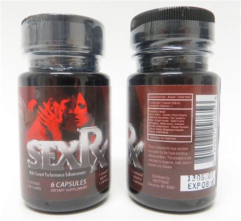 Public Notification Sexrx Contains Hidden Drug Ingredients