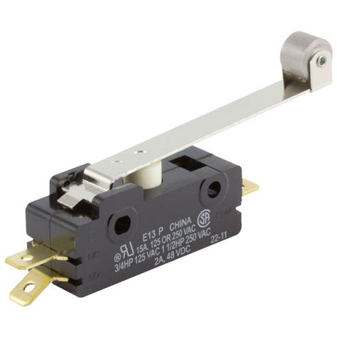 Zf E13 00k Microswitch Spdt 15a 125250v Ac Roller Lever Qc 63x08mm