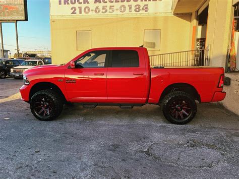2018 Dodge Ram 1500 Red Fuel Off Road Contra D643 Wheel Front