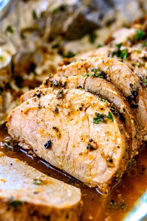 Transfer the pork to the oven. BEST Baked Pork Tenderloin with Garlic Herb Butter (+Video!)