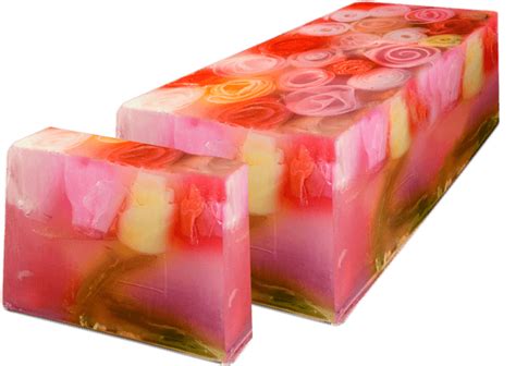 Handmade Glycerin Soap Rose Garden 1kg Refan Refan Uk