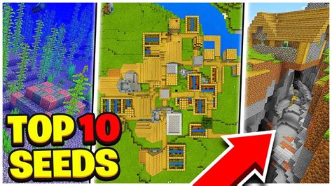 Top 10 Melhores Seeds Para Minecraft Pe Todas As Versões Youtube