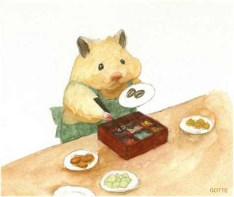 Japanese Artist Depicts The Typical Life Of His Hamster Hashtag3r