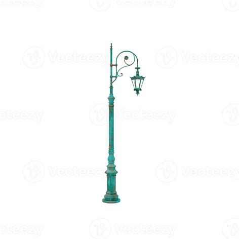 Free Vintage Street Lamp Isolated 18758420 Png With Transparent Background