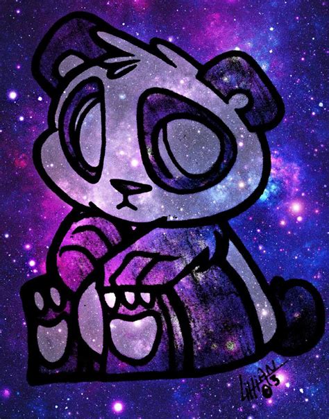 Galaxy Stuff Galaxy Panda By Therandomthings On Deviantart Galaxy