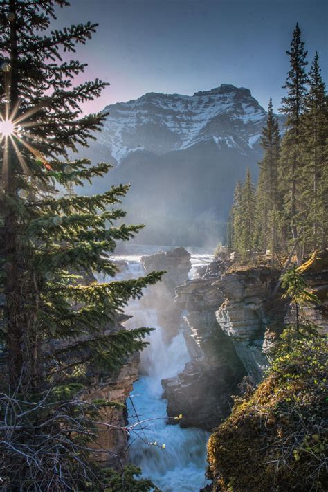 Athabasca Falls Alberta Canada Imgur Naturephotographyideas
