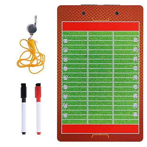 Football Coaches Dry Erase Clipboard ‚Äì Double Sided Lineup Board