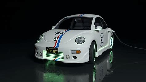 Electric Herbie The Love Bug Is An Imagined Vw Beetle