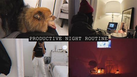 Productive Fall Night Routine Vlog Style Youtube