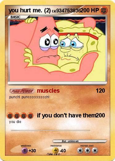 Pokémon You Hurt Me 2 2 Muscles My Pokemon Card