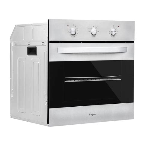 Empava 24 In Convection Single Electric Wall Oven In Stainless Steel