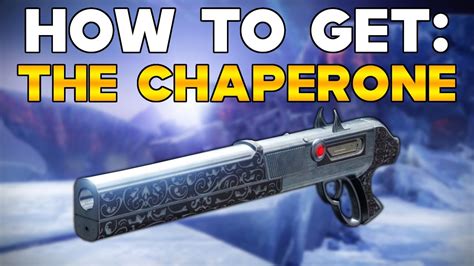 How To Get The Chaperone Exotic Shotgun Destiny 2 Youtube