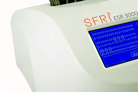 Máy Phân tích Tốc độ lắng máu Tự động SFRI ESR 3000