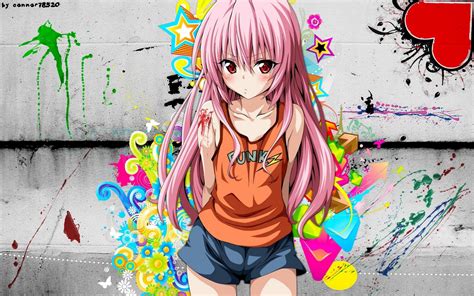 Colorful Anime Girl Wallpapers On Wallpaperdog