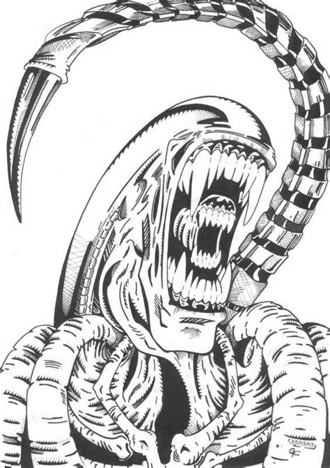 Personnage film horreur dessin manga alien vs predator art alien alien 1979 dessins sympas bande dessinée xénomorphe fond d'écran sur la technologie alien vs. Artwork - AvP Universe | Alien drawings, Alien concept art ...