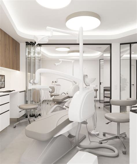 Dental Clinic On Behance Clinic Interior Design Dentist Office