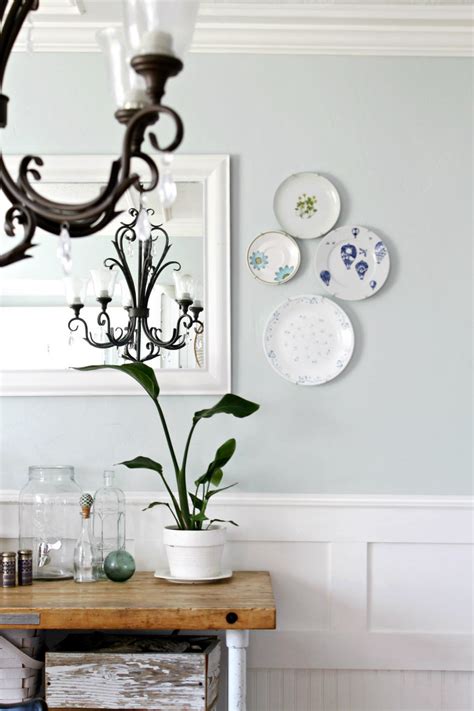 Hanging Plates On A Wall The Wicker House