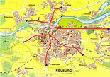 Neuburg der Donau Map - Neuburg der Donau Germany • mappery