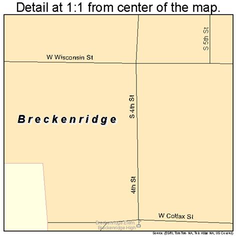 Breckenridge Missouri Street Map 2908128