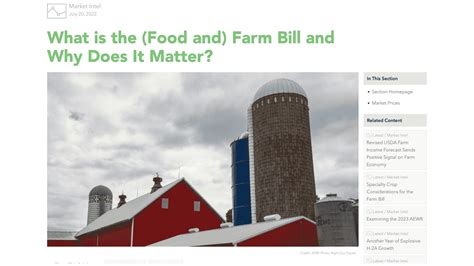 2023 Farm Bill Advancing Public Health At The Intersection Of Food
