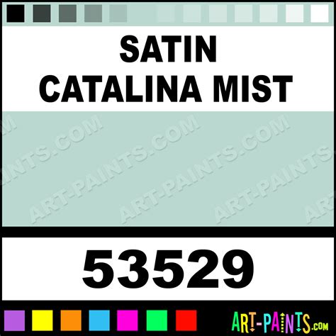 Satin Catalina Mist Indoor Outdoor Spray Paints 53529 Satin