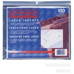Clear plastic tabs (2 wide) with blank white inserts. Pendaflex 43290: Printable Hanging File Folder Tab Inserts | OfficeWorld.com