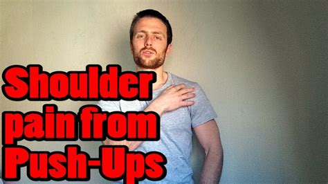 Shoulder Pain From Pushups Exercises To Fix It Youtube