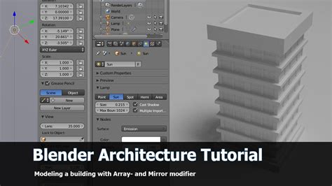 Blender Architecture Tutorial High Building Blender Architecture