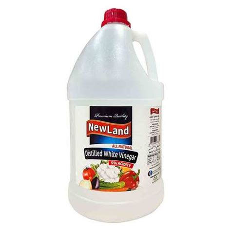 Buy Newland White Vinegar 3 7 Liter Online Shop Food Cupboard On