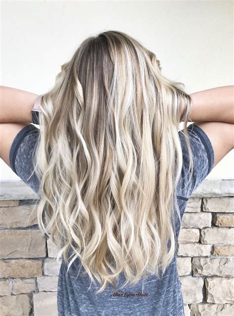 Blonde Balayage Balayage Highlights Sombre Ombr Dimensional Blonde Painted Hair Icy