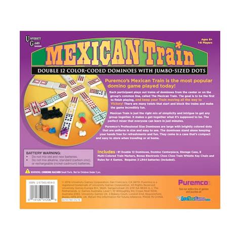 Puremco Mexican Train Domino Game Professional Size Michaels
