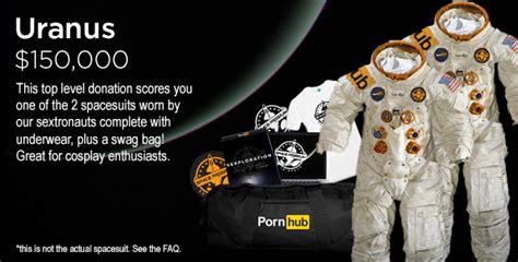 Pornhub Space Program Sexploration Indiegogo