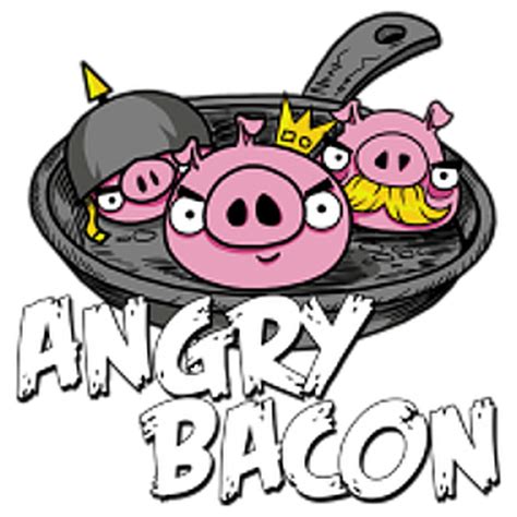 Angry Bacon T Shirt Selbst Gestalten Drucken Im Shirtde