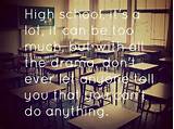 Pictures of High School Quotes