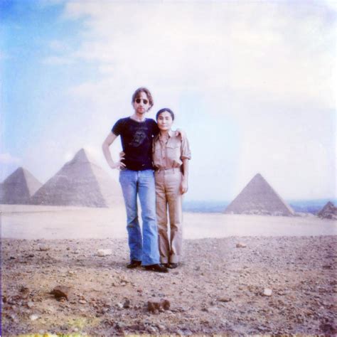 Polaroids And The Story Of John Lennon And Yoko Ono Visiting Egypt In