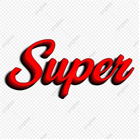 Super Clipart Vector Super Text Effect Design 3d 3d Effect 3d