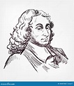 The Blaise Pascal`s Portrait, A French Mathematician, Physicist ...