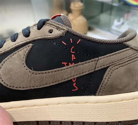 Official Photos Of The Travis Scott X Air Jordan 1 Low Sneakers Cartel