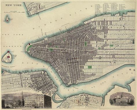 3209129 New York City1840 Drawing By Universal History Archive Fine