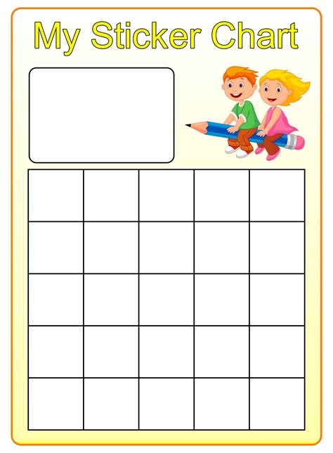 Stickers Charts Free Printable