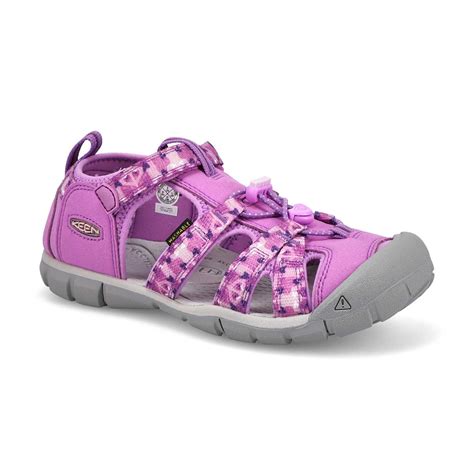 Keen Girl S Seacamp Ii Sport Sandal Purple Softmoc Com