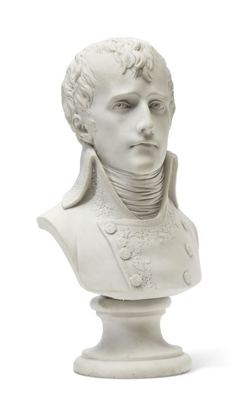 A Sevres Biscuit Porcelain Bust Of Napoleon Bonaparte