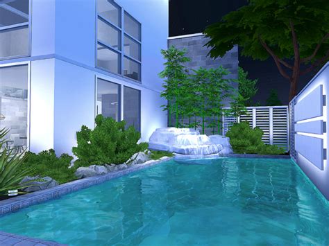 The sims 4 altara modern living residential lot designed by chemy available at the sims resource download a modern family home consists of a sunken kitchen and. Modern Mansion No CC by Sarina_Sims at TSR » Sims 4 Updates