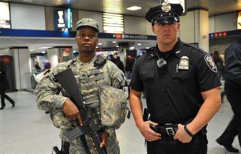 New York National Guard Participates In Security Mission On Anniversary