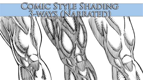 How To Shade In A Comic Book Style 3 Ways Narrated Youtube